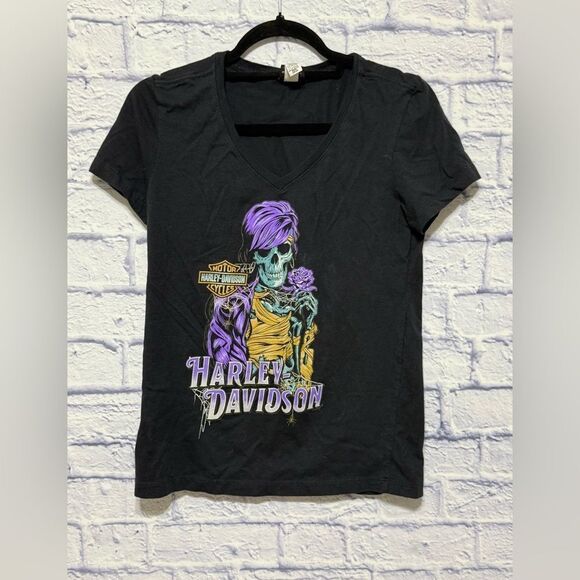 Harley Davidson Mummy Dearest v-neck tee Milwaukee - Picture 1 of 11